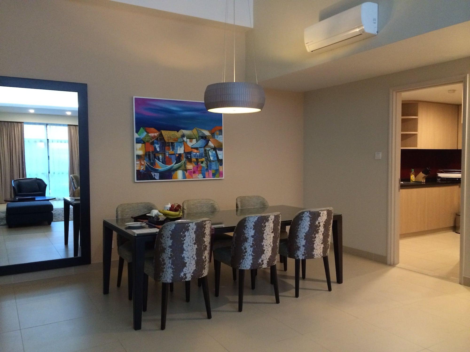 Somerset Hô Chi Minh-Ville Extérieur photo A dining room in a condominium