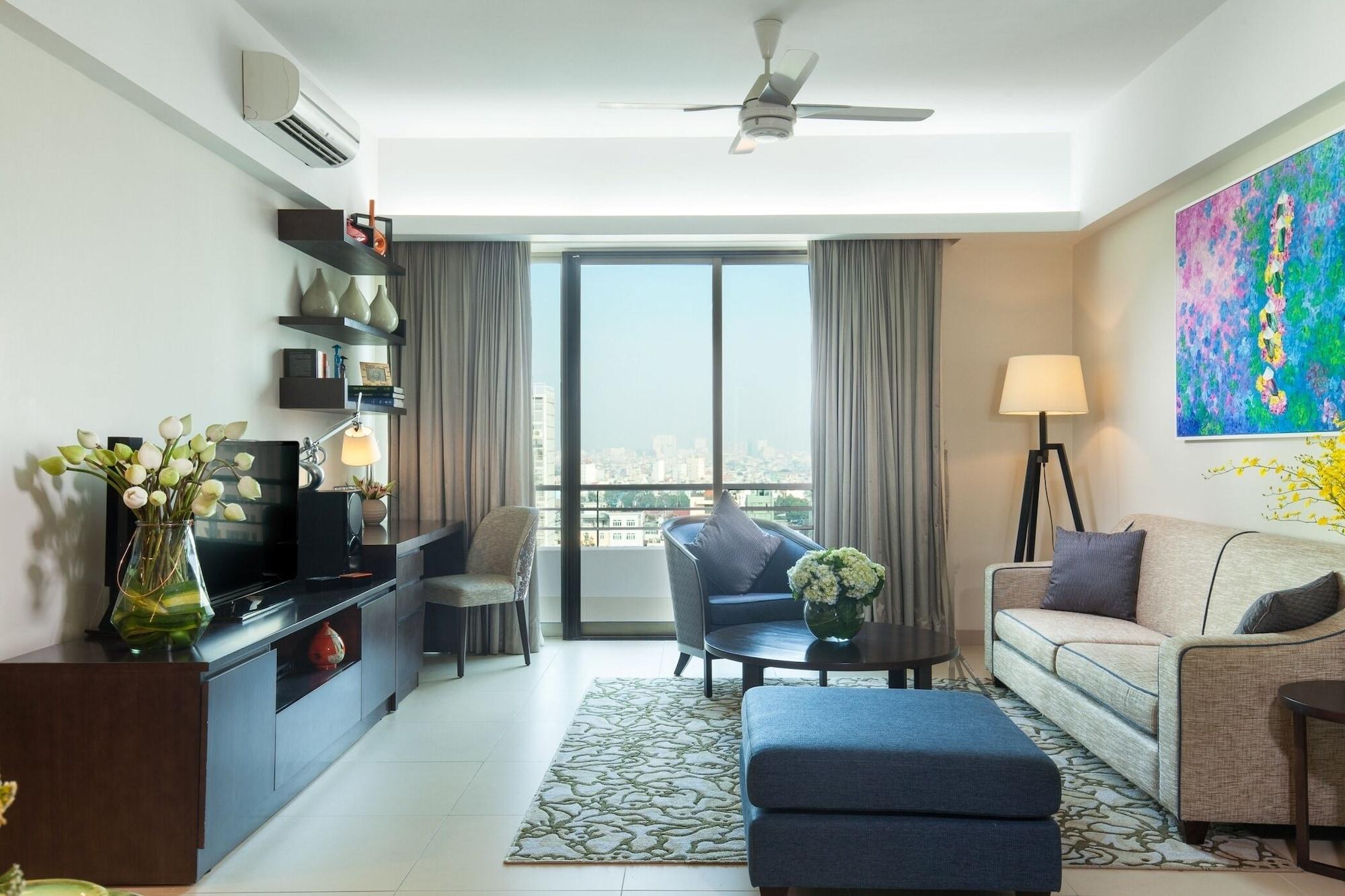 Somerset Hô Chi Minh-Ville Extérieur photo A living room in a condominium