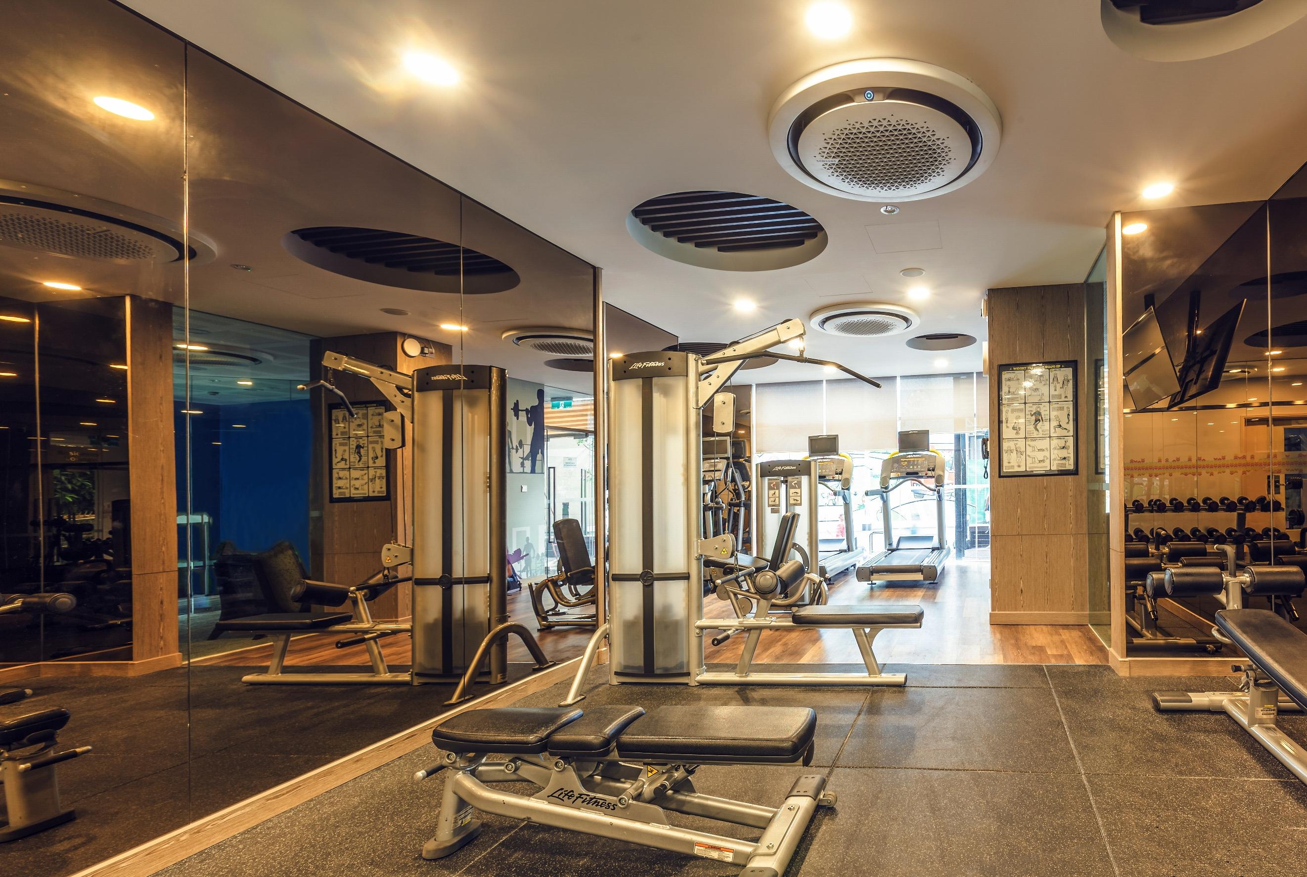 Somerset Hô Chi Minh-Ville Extérieur photo The gym at the hotel